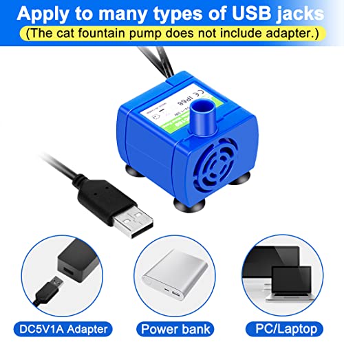 Cat Water Fountain Pump, Pet Water Fountain Pump Compatible Motor, For Pet Drinking Fountain Cat Water Dispenser Replacement #TOP4