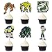 Ben 10 Birthday Party Decorations , Birthday Party Supplies For Ben 10 Includes The Ben 10 Inspired Happy Birthday Banner - Cake Topper - 12 Cupcake Toppers - 18 Balloons
