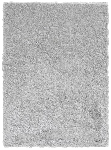 Tapete decorativo SAFAVIEH 5x7 plateado hecho a mano miniatura 3