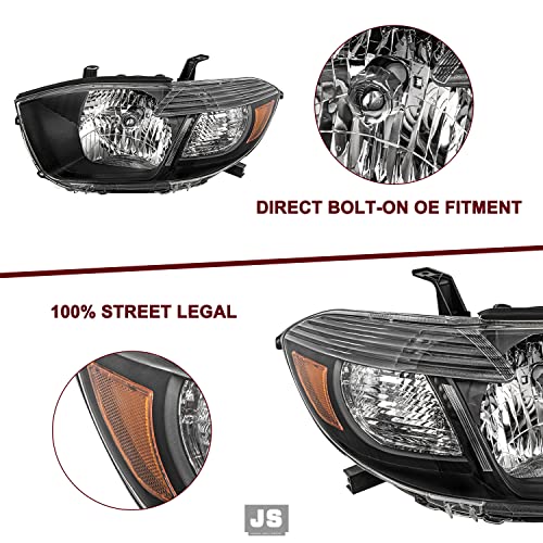 Image of JSBOYAT Headlight Assembly Fits for 2008 2009 2010 Toyota Highlander