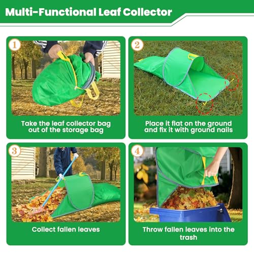 30% Off Nomanak Foldable Leaf Collector Bag - Reusable Garden Tool