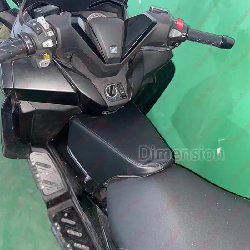 Asiento pasajero trasero y extensión infantil de cuero para moto NSS 350 6