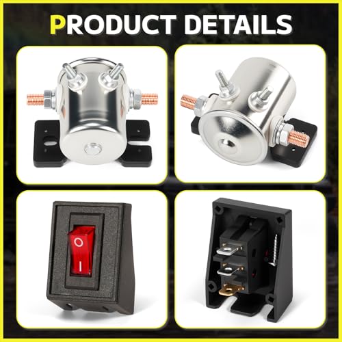 Aumtoni 62132 Power Interrupt Kit Fit for Jeep Series,with Battery Lead,Hardware,Solenoid,Switch,Wiring by Aumtoni - Image 5