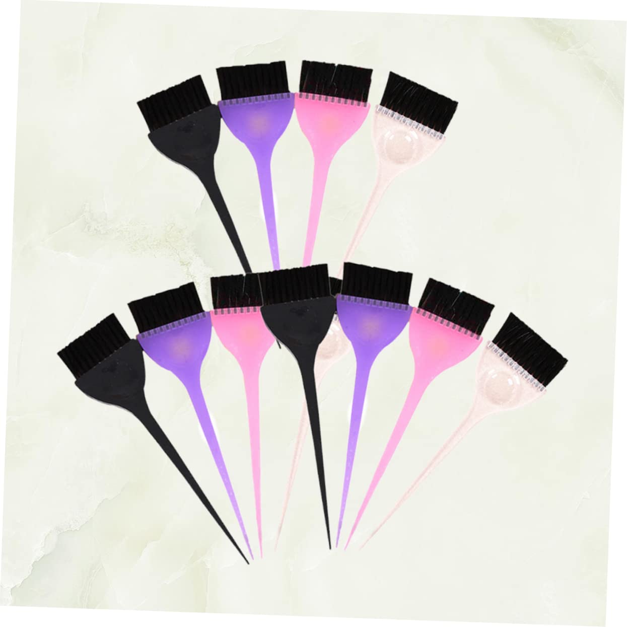 IWOWHERO Hair Tint Brush Dye Set 14pcs Hair Dye Brush Bowl Kit for Professional Salons and Diy Random