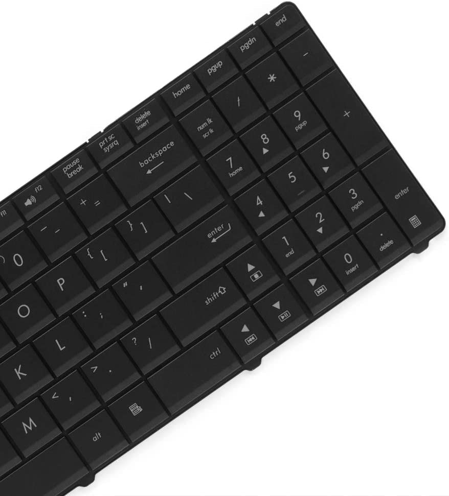 Image of Wefly Laptop Keyboard Compatible for Asus X54C X54H n53 k54l x55 x55u x55a x54c x54h x54hy x54xb x55vd x55c r500 f55 f75 Series Laptop Black
