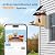 Bird Feeder with Camera, 2.5K HD Smart Bird Feeder Cam Outdoor with AI Recognition, Instant Arrival Alerts, Auto Capture Birds Videos, IP66 Waterproof Solar Powered, Ideal Gift (Red)