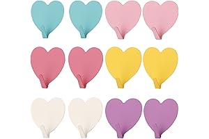 Heart-Shaped Playroom Hooks: Adorn Walls & Organize Toys