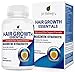 Hair Vitamins for Faster Hair Growth - Advanced Hair Growth Essentials Supplement for Hair Loss - 29 Powerful Hair Growth Vitamins & Nutrients for Rapid Growth for Men and Women 1 Month Supply