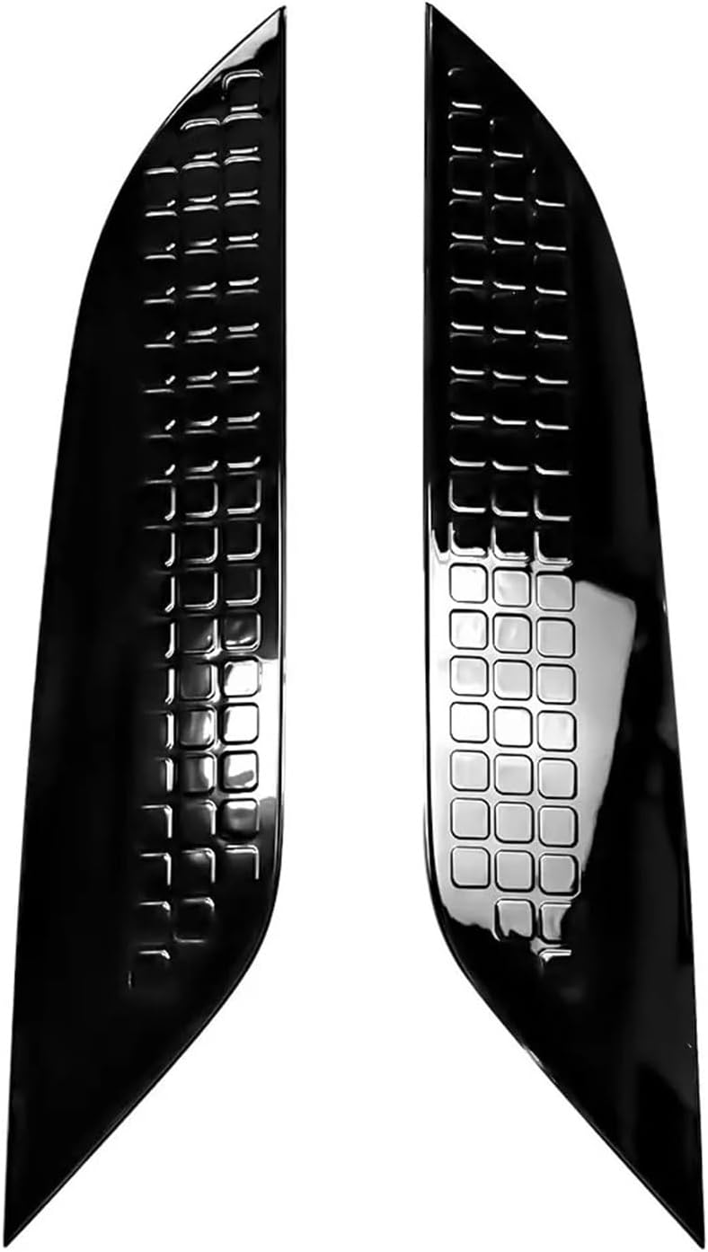 2026 Style Front Hood Bonnet Side Trim Cover ABS Air Flow Intake Scoop Vent Snow Cover Compatible With Land Rover Defender 2020-2026