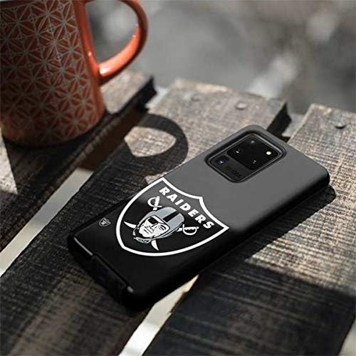 Skinit Pro Phone Case Compatible with Galaxy S20 Ultra 5G - Officially Licensed NFL Las Vegas Raiders Large Logo Design