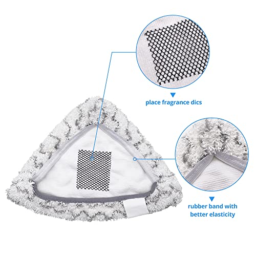 Smilefil 4 Pack Improved Steam Mop Select Replacement Pads 76B2A Compatible with Bissell 94E9T(A) Steam Mop Select Lightweight Steam Cleaner. Compare Part 76B2A, TV #170-674