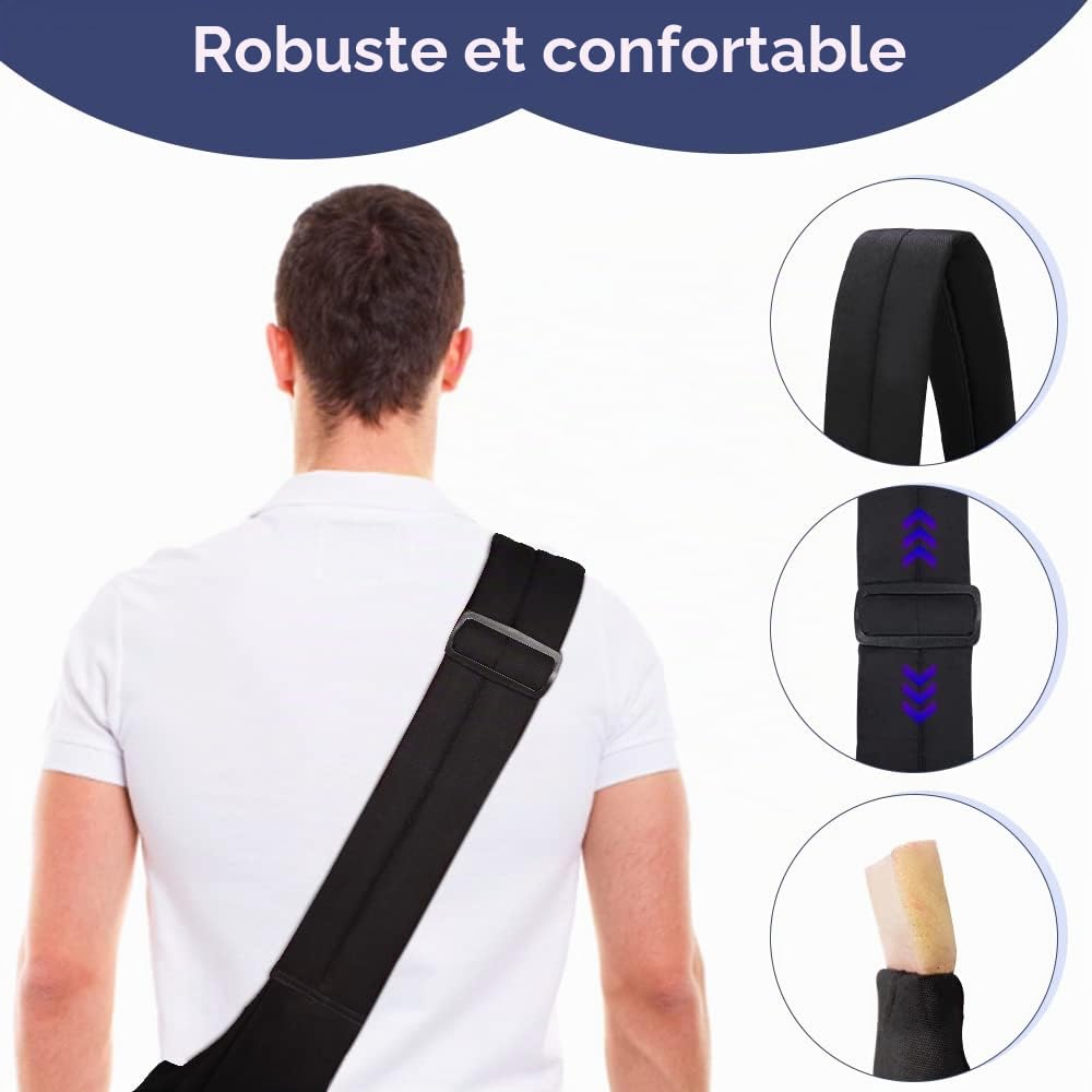 SlowTon Sling Dog, écharpe Papoose Main Libre pour Chien Chiot Sac de Transport de Chat avec Supports en Bas Bandoulière réglable et Ceinture de sécurité pour Les Petits Chiens pour Tous Les Jours