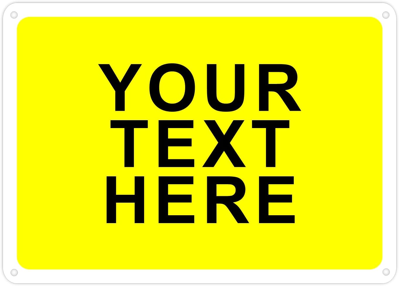 Custom Signs Outdoor Metal for Home Office Business Decor