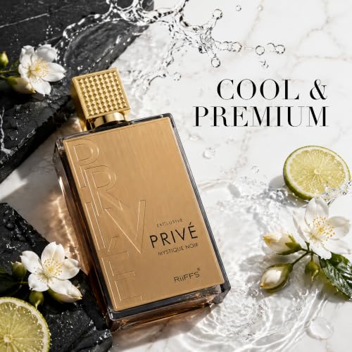 Image of A CENTER RIS Black Mystique Fragrance For Men Eau de Parfum 3.4 Fl Oz | Oriental Woody Gourmand | Warm Cinnamon Smoked Oud Cologne | Daily Use Spray Gift