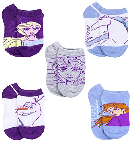Chaussettes Disney Reine des Neiges pour fille lot de 5 paires violettes