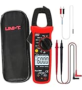 UNI-T UT204R Digital Clamp Meter, Auto Ranging TRMS 6000 Counts NCV Volt Amp Meter with AC/DC Ohm...