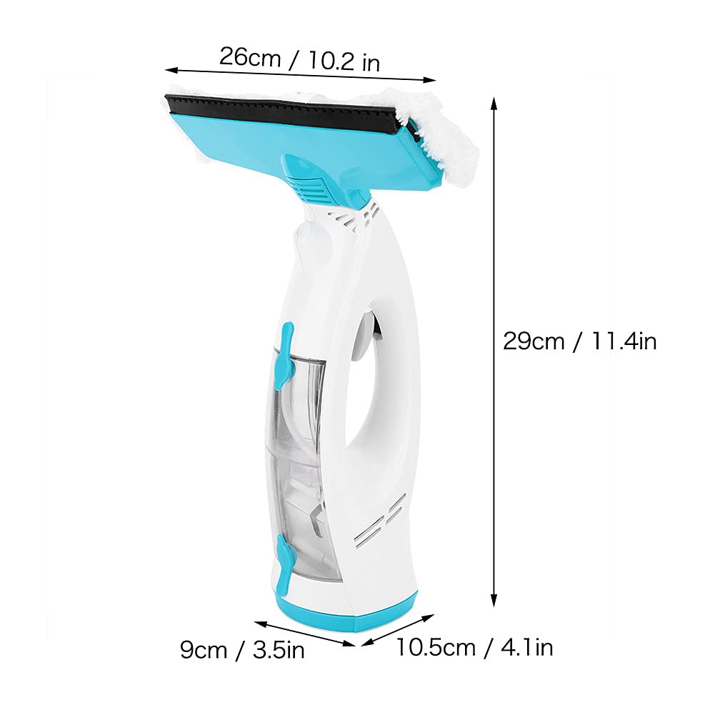 Limpiador de Ventanas 2 en 1, Aspirador Inal¨¢mbrico 10W Recargable, Port¨¢til y Eficiente para el Hogar, Dise?o Ahorro de Esfuerzo, Est¨¢ndar Europeo
