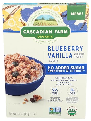 Image of Cascadian Farm Organic Granola, Blueberry Vanilla Cereal, 15.2 oz