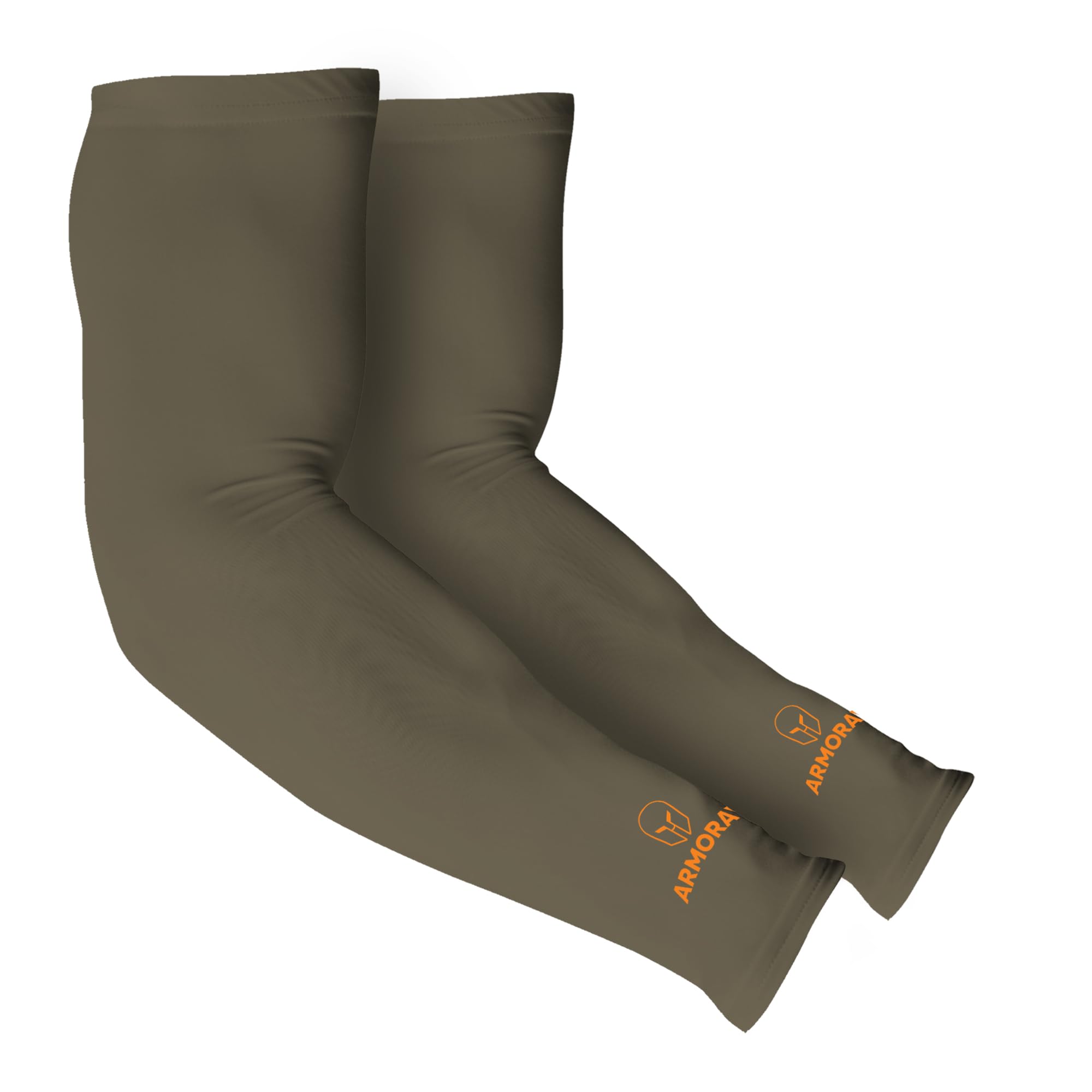 Armoray Unisex Army Green (1 Pair) Arm Sleeves For Men & Women Upf 50 Sports Compression Cooling Sleeve For Basketball Golf Running Tattoo Coverage, Large