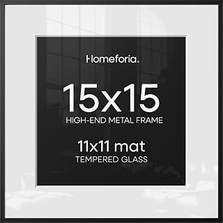 Homeforia 15x15 Black Frame Aluminum