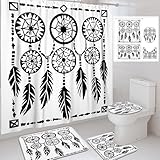 Facile à installer : dispose de 12 œillets en acier inoxydable et de 12 crochets pour une installation rapide ; glisse en douceur et s'adapte à la fois aux barres de douche incurvées et droites, assurant l'intimité