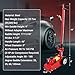 22 Ton Air Hydraulic Floor Jack, 44,000 LBS Capacity for Heavy Duty Trucks & Tractors, Low Profile 9 inch, with 4 Adapters, Dual Power (Air/Manual Hydraulic), 46