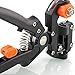 eoocvt Garden Fruit Tree Professional Prune Shear Snip Grafting Cutting Tool with 2 Extra Blades, a Phillips Screwdriver and a Wrench - Tree Grafting Kit