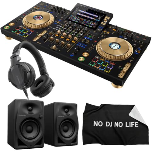 �I�[���C������DJ�V�X�e�� XDJ-AZ-N (�S�[���h) + �w�b�h�z�� HDJ-CUE1 + �X�s�[�J�[ DM-40D + �_�X�g�J�o�[ �Z�b�g