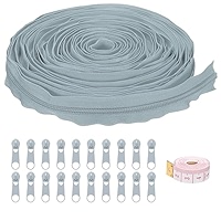 Unique Bargains Lot De 20 Bouchons De Fermeture Éclair, 3 Arrêts Haut & Bas Pour Réparation De Secours, Ton Bronze