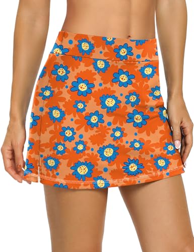 Image of LouKeith Tennis Skirts for Women Golf Athletic Activewear Skorts Mini Summer Workout Running Shorts with Pockets