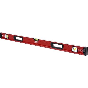 STIER Premium Spirit Level with Magnet and Three Levels 1000mm 0.5mm/m Measure Vertical and Horizontal Mirror Solder Level Pr