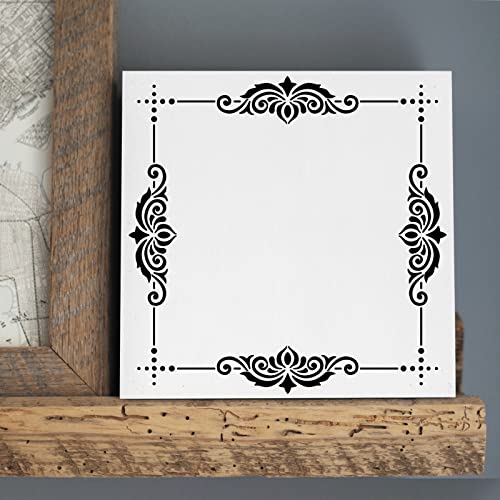 Furniture Details Stencil (10 mil Plastic) | Decor Stencils for Painting on Wood, Wall, Tile, Canvas, Paper, Fabric, Furniture and Floor | Reusable Stencil | FS090 by Designer Stencils