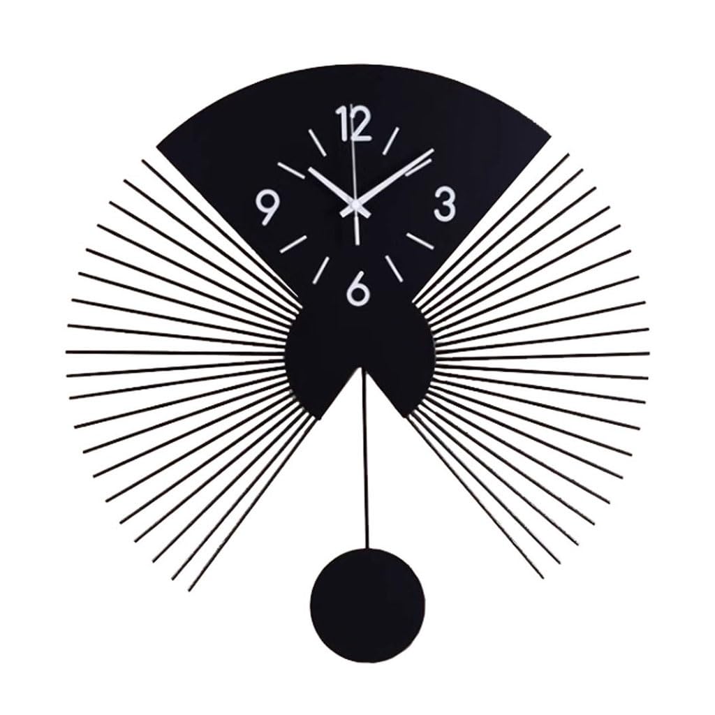 GFHTRELY Wall Clock Restaurant Clock Wall Clock Living Room Home TV Background Wall Decoration Simple Clock Fashion Creative Clock Clock(M)