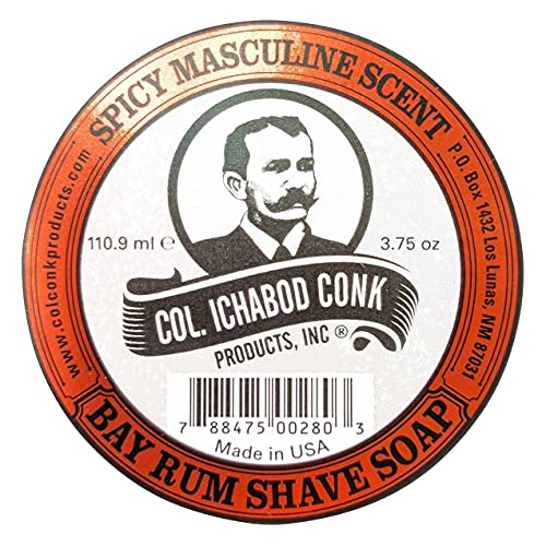 Col. Conk Bay Rum Shaving Soap 3.75 Ounce Large image 5