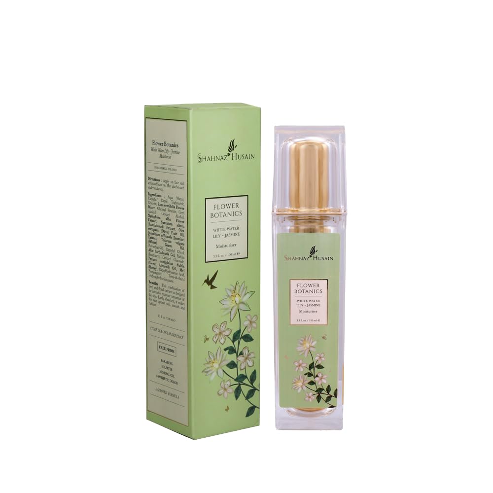 Sponsored Ad - Shahnaz Husain Flower Botanics White Water Lily Jasmine Moisturiser, 100 ml