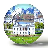 Royaume-Uni Angleterre Londres Greenwich Park 3D Réfrigérateur Aimant Souvenir Collection Voyage Cadeau Cercle Cristal Aimants pour Réfrigérateur