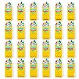 Fun Express Jesus Loves Me Religious Crayons - 24 packs with 4 crayons each - Church, Sunday School, and Giveaways