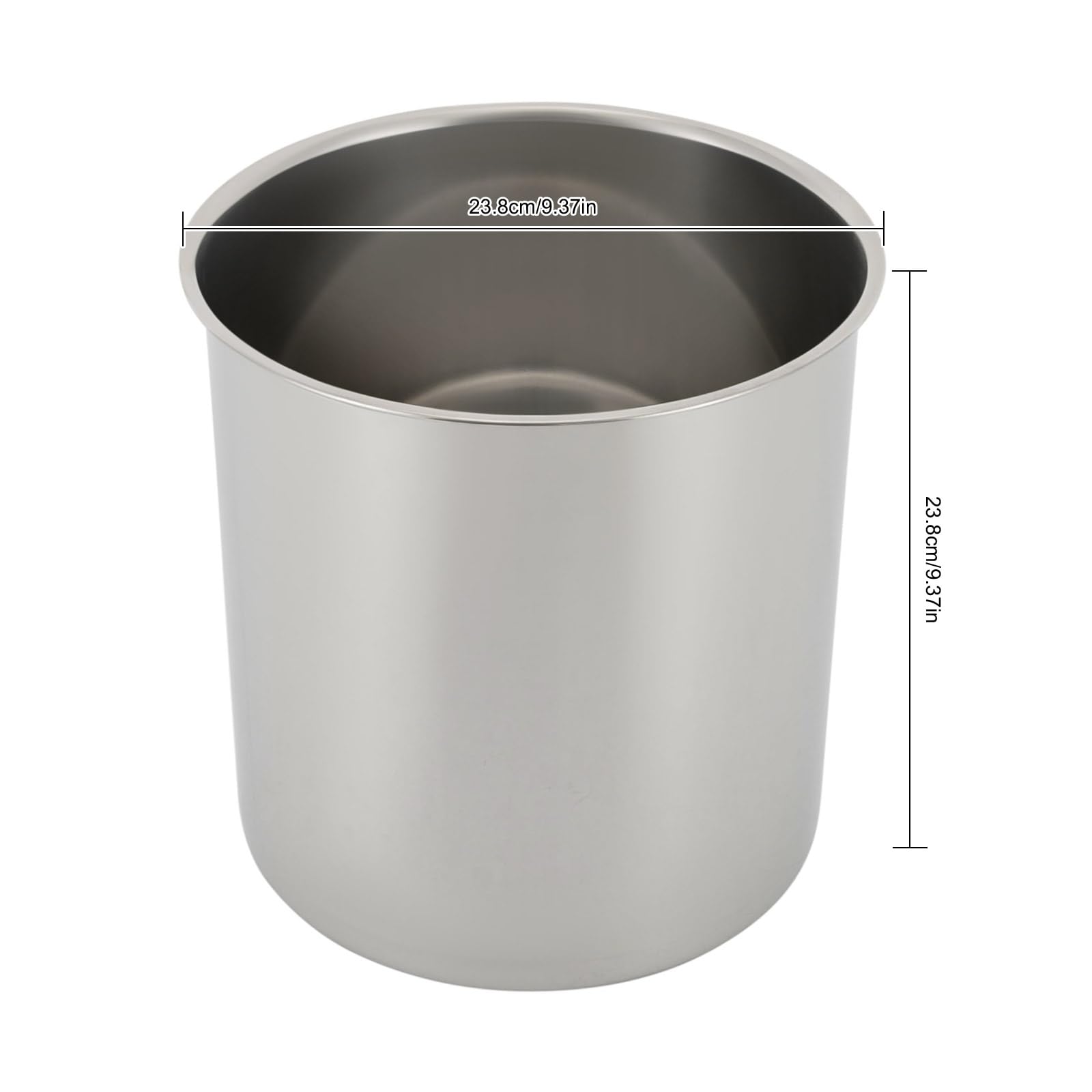 Olla eléctrica para sopa de 10 l, 400 W, con inserto extraíble de acero inoxidable y tapa abatible, calentador eléctrico profesional para sopa, regulable hasta 80 °C aprox
