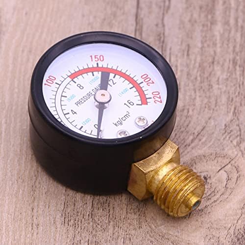 UKCOCO DN20 Brass Pressure Reducing Valve-Heavy-Duty Adjustable Water Pressure Regulator with Water Pressure Gauge