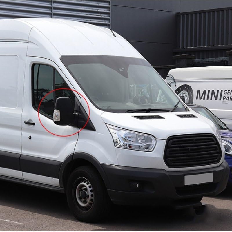 Coppia Di Specchietti Retrovisori Sinistri Superiori E Inferiori Non Riscaldati Per Ford Transit MK8 (dal 2014) - Ricambio Originale