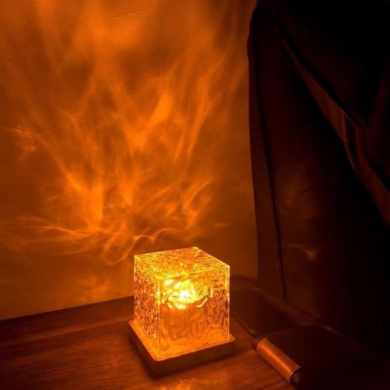 ダイナミックオーロラオーロラ水の波紋プロジェクターナイトライト17色の炎クリスタルランプリビングルーム研究寝室用 - AliExpress ナイトライト 海ライト インテリア 間接照明 照明 オーロラランプ 波紋 水紋