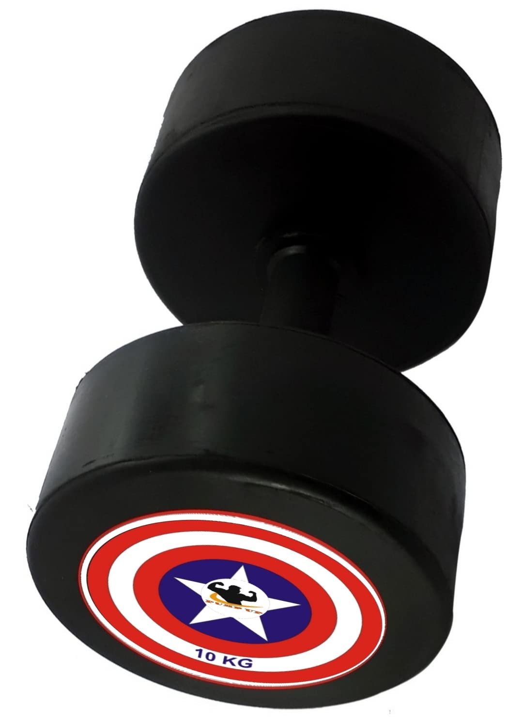 PUMP UP Captain America Dumbbell 10Kg Single Piece/Single Dumbell Premium Rubber Coating/Home Gym Exercise dumble For Men And Women/ 10kg Weight. (B0BT5VFBZL) Amazon Price History, Amazon Price Tracker