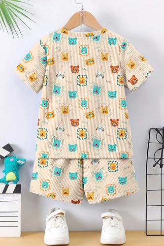 Image of Fashion Dream Boys Cotton Blend Printed Co-ord Set|clothing set for kids|Combo set