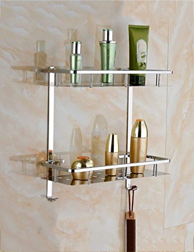 Estante para toallas de baño rectangular toallero pared cestas de baño GZ