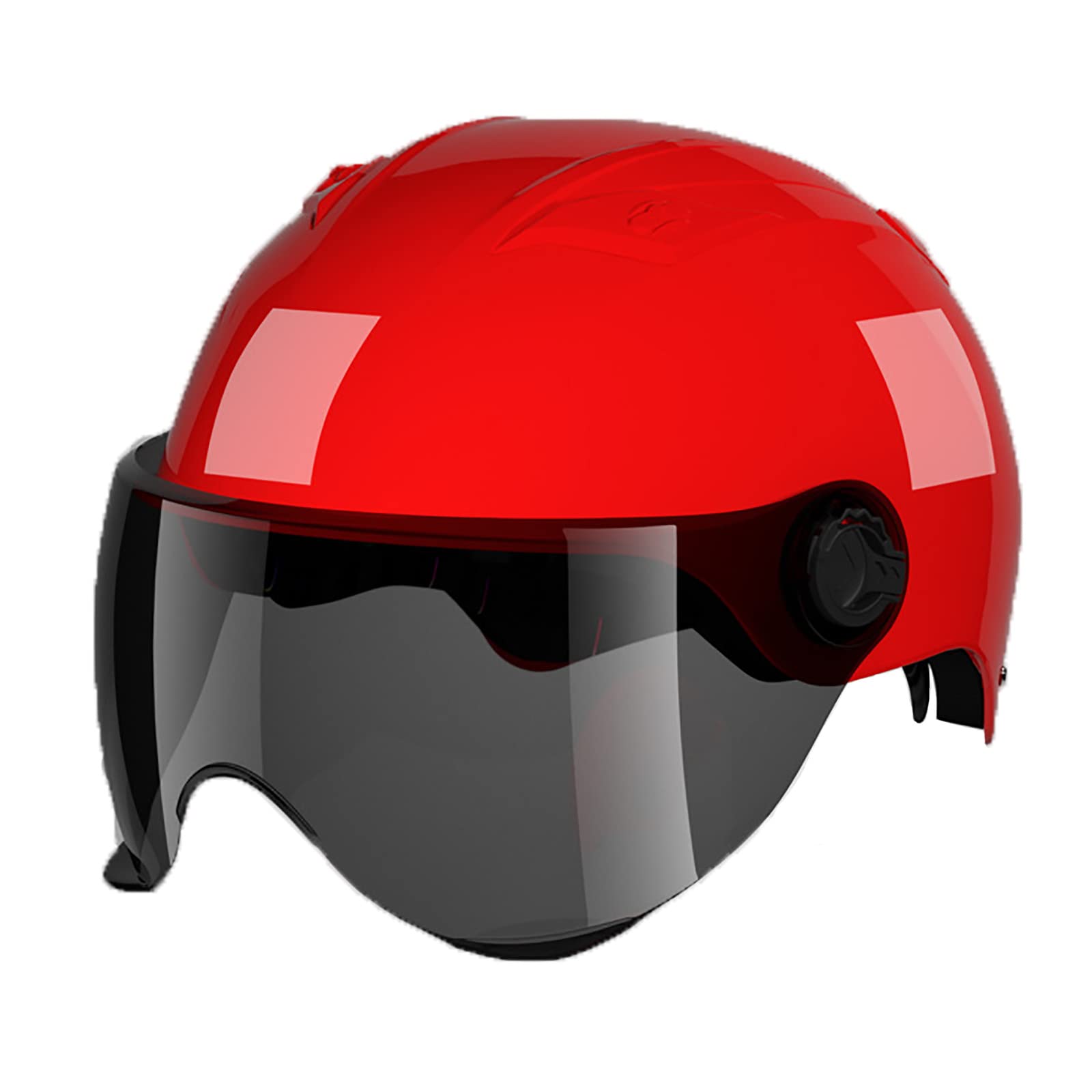 Casque jet moto vintage léger et compact contre les chocs