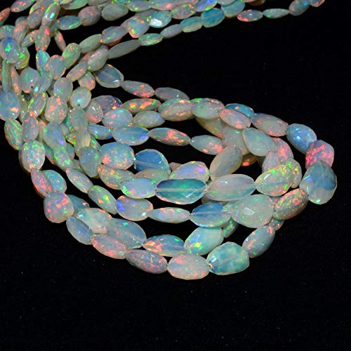 Perles éthiopiennes Welo Opal naturelles AAA+ pour éliminer les reflets ternes en joaillerie