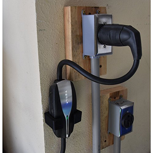 TESLA Model S 3 X Y mobile charger wall holder to relieve stress on