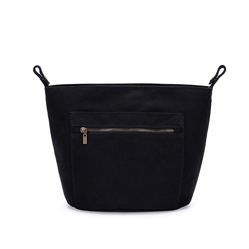 YONBENPurse Organizer Insert Handbag Tote Bag in Bag Handbag Divider Organizer with Handles and Multi Pocket -YONBEN (Black)