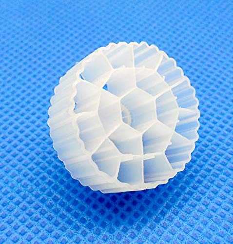 Wave Point K3 Filter Media Moving Bed Biofilm Reactor (MBBR) for Aquaponics • Aquaculture • Hydroponics • Ponds • Aquariums (4 Cubic Feet)