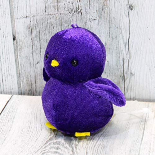 Shinada Rainbow Chick Murasaki peluche poussin violet mignon - 2